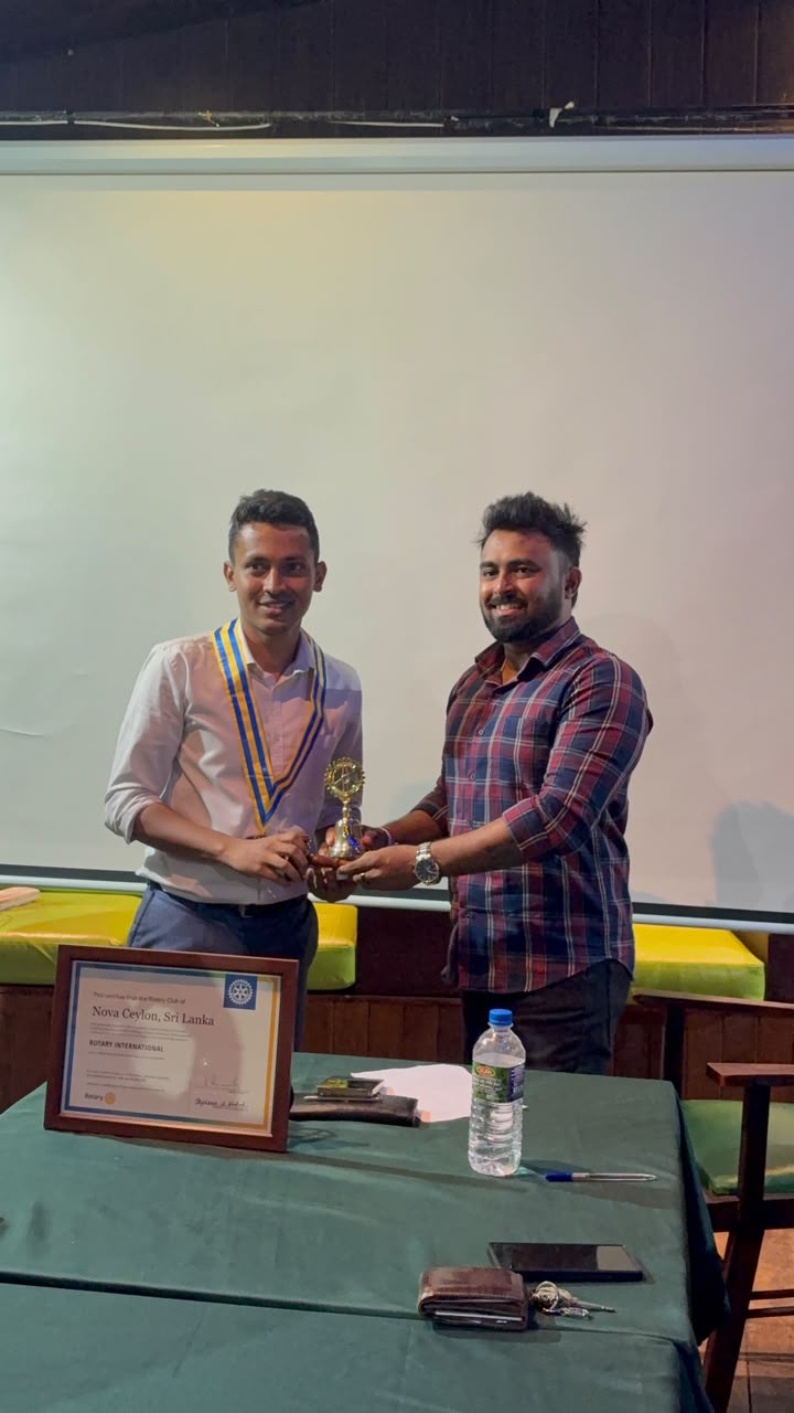 Rotary Club of Nova Ceylon Transition Ceremony 2026-27